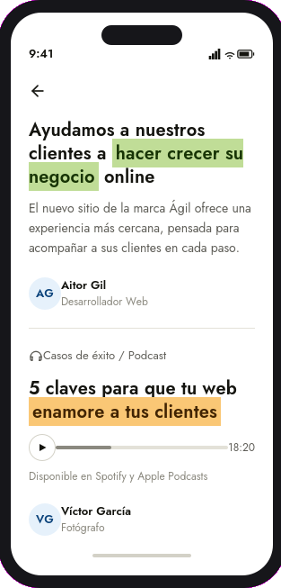 Mockup de página web para negocio